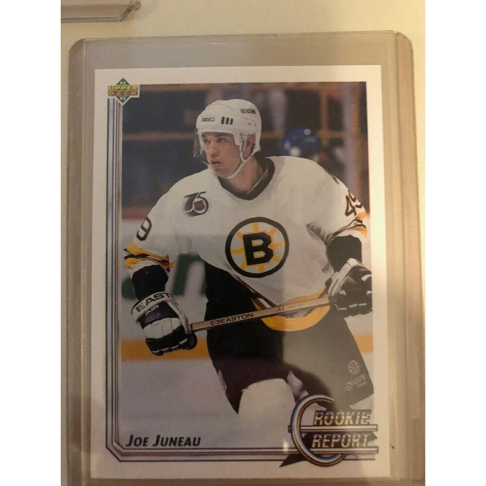 Boston Bruins Trading Cards Moog-Lemelin-Juneau-Thomas 6 cards'91-'93 NHL Ex. Co